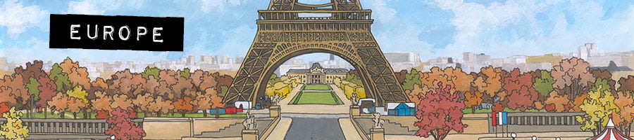 Europe Limited Edition Prints by Jonathan Chapman