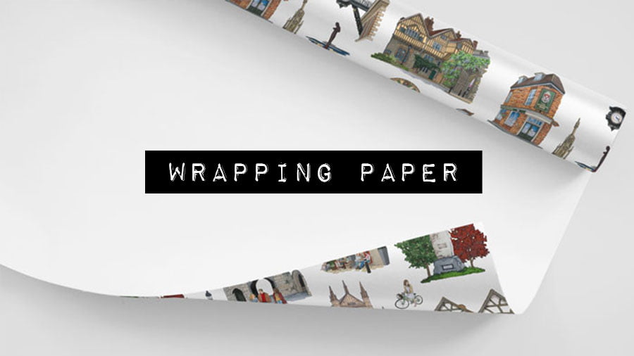 Wrapping Paper - Illustration by Jonathan Chapman