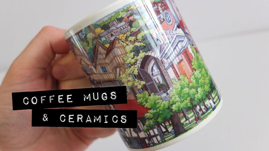 Coffe Mugs & Ceramics - Illustration by Jonathan