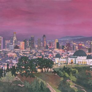 Griffith Observatory, Los Angeles Illustration by Jonathan Chapman