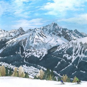 Mont Blanc painting