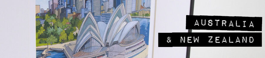 Australia and New Zealand Limited Edition Prints by Jonathan Chapman