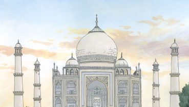 Taj Mahal - Illustration by Jonathan Chapman