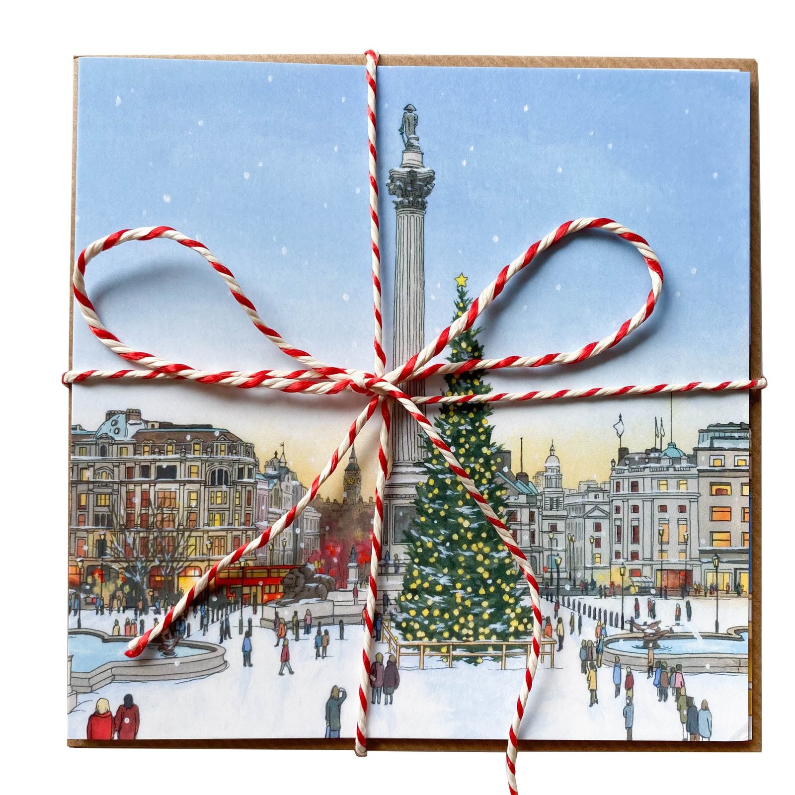 London Christmas Card Bundle Illustration by Jonathan Chapman
