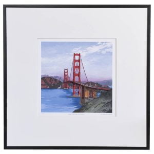 Golden Gate Bridge San Francisco Limited Edition Print - Illustration by Jonathan Chapman