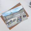 Somerset House in Summer Greeting Card - Illustration by Jonathan Chapman