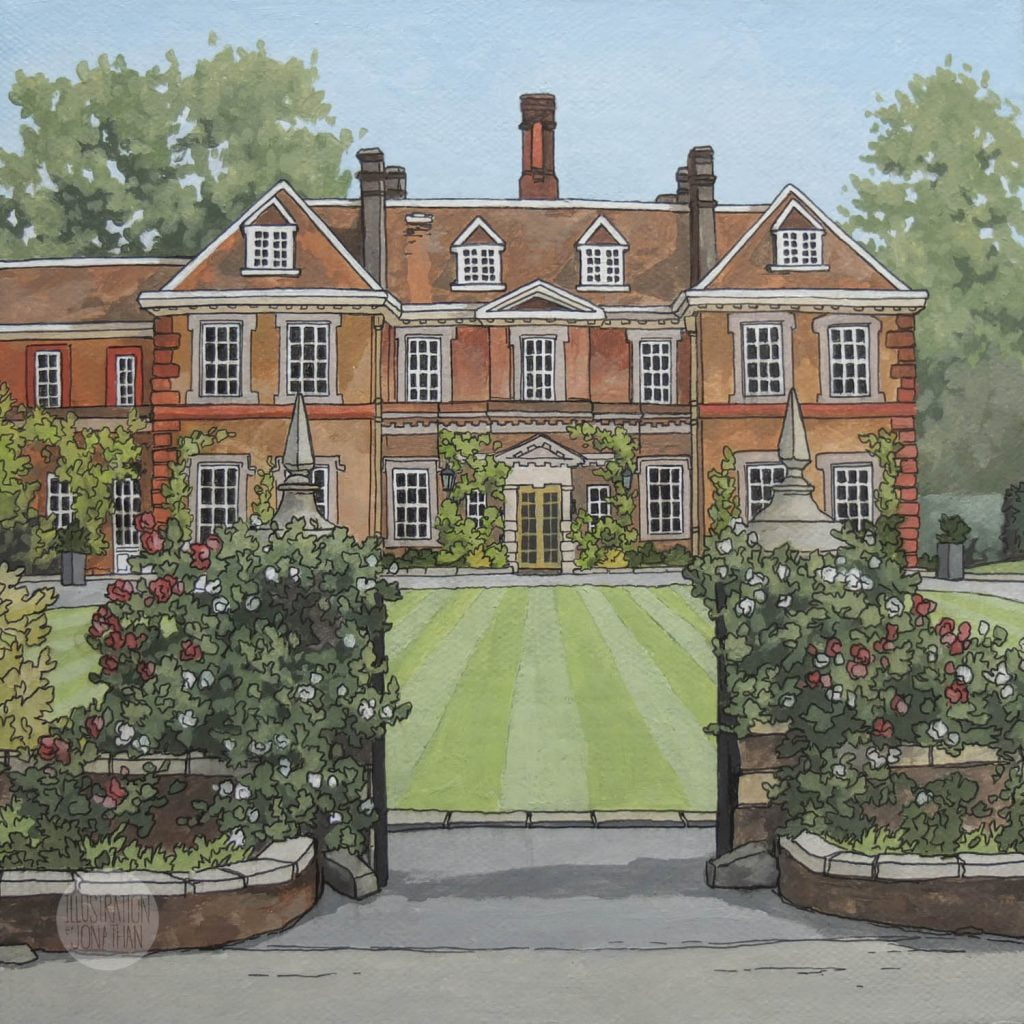 Lainston House - Illustration by Jonathan