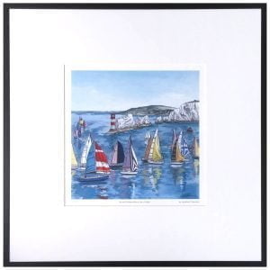 Round the Island Race, Isle of Wight Limited Edition Print - Illustration by Jonathan Chapman