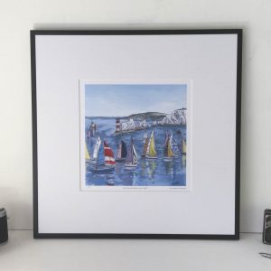 Round the Island Race Limited Edition Print - Illustration by Jonathan Chapman