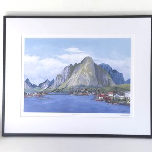 Lofoten Norway Limited Edition Print - Illustration by Jonathan Chapman