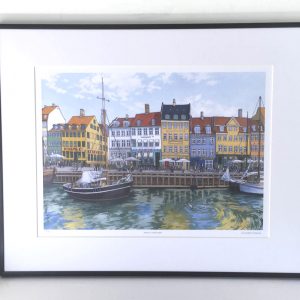 Nyhavn Copenhagen Limited Edition Print - Illustration by Jonathan Chapman