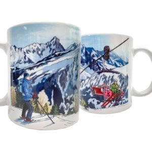 Ski Slopes Coffee Mug